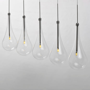 ET2 Larmes 5-Light LED Pendant Polished Chrome