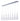 ET2 Larmes LED linear glass pendant, 9-Light, front view with clear teardrop shades