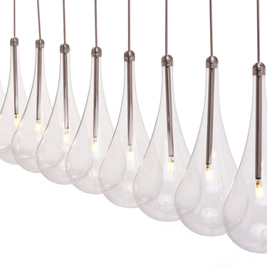 ET2 Larmes 9-Light LED Pendant Polished Chrome