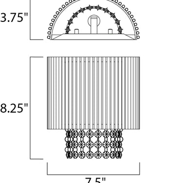 ET2 Spiral Wall Mount Polished Chrome