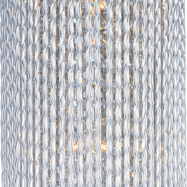 ET2 Spiral crystal bead coil wall sconce, 2-Light, front view