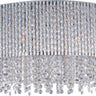 ET2 Spiral 10-Light Flush Mount Polished Chrome