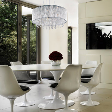 ET2 Spiral 10-Light Pendant Polished Chrome