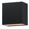 ET2 Blok 6.25" LED Outdoor Sconce Black