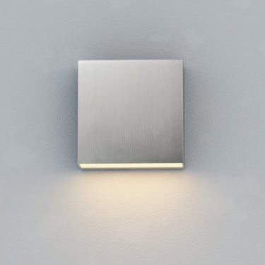 ET2 Cubed 5.5" LED Outdoor Sconce Satin Aluminum