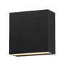 ET2 Cubed 5.5" 2-Light LED Outdoor Sconce Black