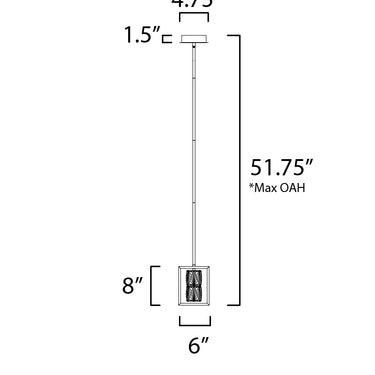 ET2 Zephyr LED Pendant Black