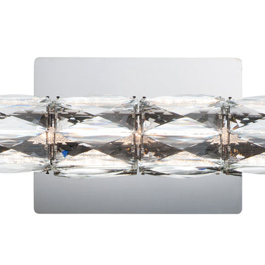 ET2 Zephyr crystal bar bath vanity light, 24 in, front view