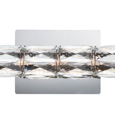ET2 Zephyr crystal bar bath vanity light, 30 in, front view