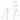 ET2 Allumettes clear crystal wall sconce 1-Light line drawing with dimensions