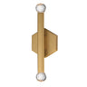 ET2 Allumettes 2-Light LED Wall Sconce Gold