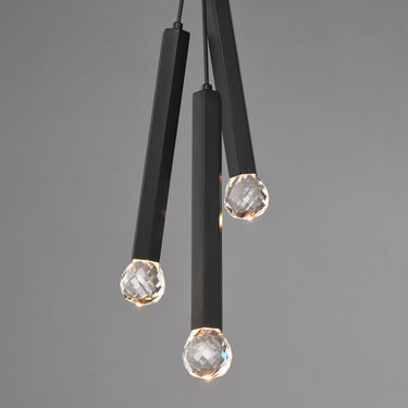 ET2 Allumettes 3-Light LED Pendant Black