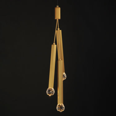 ET2 Allumettes 3-Light LED Pendant Gold