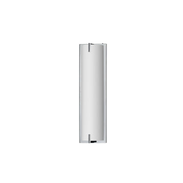 ET2 Alto matte white linear bath vanity light, 18 in Polished Chrome, front view