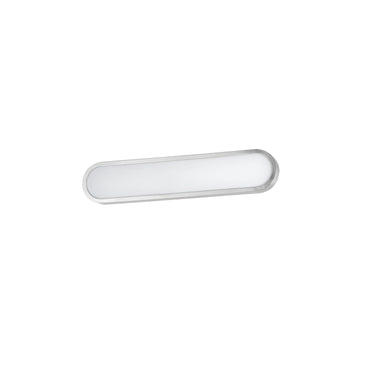 ET2 Latitudes slim oval 5cct bath sconce, 24 in Satin Nickel, front view