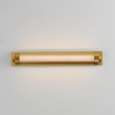 ET2 Doric 18" LED Wall Sconce Natural Aged Brass