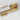 ET2 Doric ribbed glass wall sconce, 18 in Natural Aged Brass, alternate view