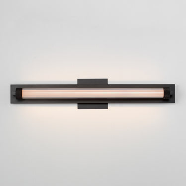 ET2 Doric 24" LED Bath Sconce Black