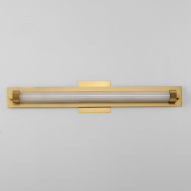 ET2 Doric 24" LED Bath Sconce Natural Aged Brass