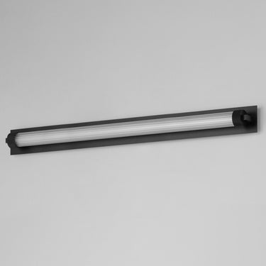 ET2 Doric 30" LED Bath Sconce Black