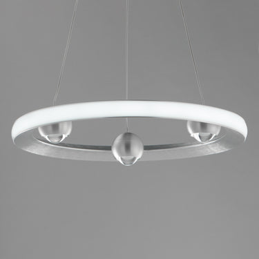 ET2 Nodes 18" LED Pendant CCT Select Brushed Aluminum