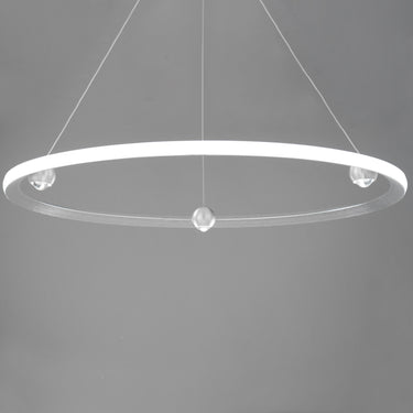 ET2 Nodes 40" LED Pendant CCT Select Brushed Aluminum