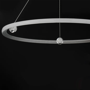 ET2 Nodes 40" LED Pendant CCT Select Brushed Aluminum