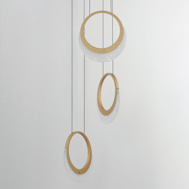 ET2 Lyra 3-Light LED Pendant Gold