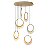 ET2 Lyra 6-Light LED Pendant Gold