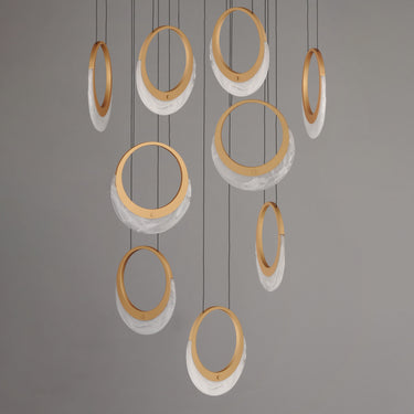 ET2 Lyra 9-Light LED Pendant Gold