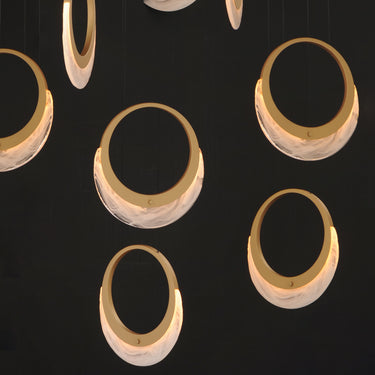 ET2 Lyra 9-Light LED Pendant Gold