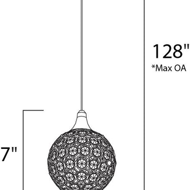 ET2 Brilliant Pendant Polished Chrome