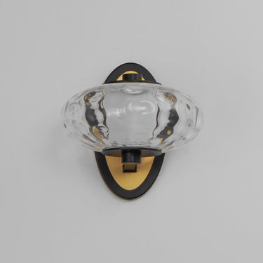 ET2 Amulet LED Wall Sconce Black/Natural Aged Brass