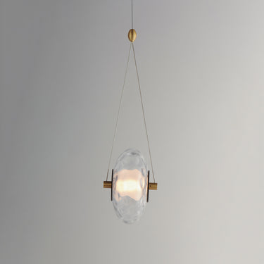 ET2 Amulet LED Pendant Black/Natural Aged Brass