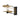 ET2 Pearl 2-Light LED Sconce Black/Natural Aged Brass