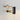 ET2 Pearl 2-Light LED Sconce Black/Natural Aged Brass