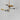 ET2 Pearl 6-Light LED Chandelier Black/Natural Aged Brass