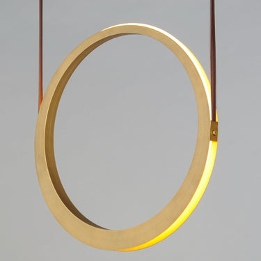 ET2 Tether LED Pendant Natural Aged Brass