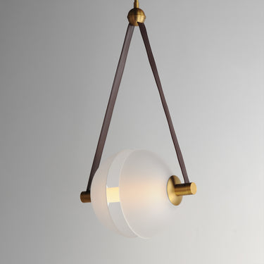 ET2 Dispatch 17" LED Pendant Natural Aged Brass