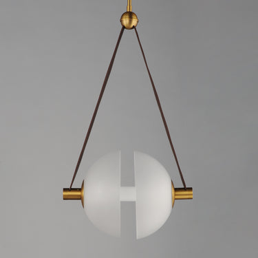 ET2 Dispatch 17" LED Pendant Natural Aged Brass