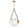 ET2 Dispatch 21" LED Pendant Natural Aged Brass