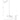 ET2 Marsh domed glass garden light 6 x 30 in line drawing with dimensions