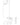 ET2 Marsh domed glass garden light 6 x 30 in line drawing with dimensions