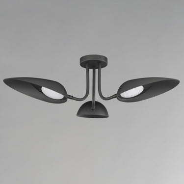 ET2 Marsh 3-Light LED Semi-Flush Mount Black