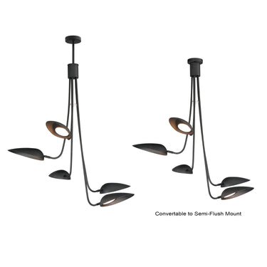 ET2 Marsh 5-Light LED Pendant Black