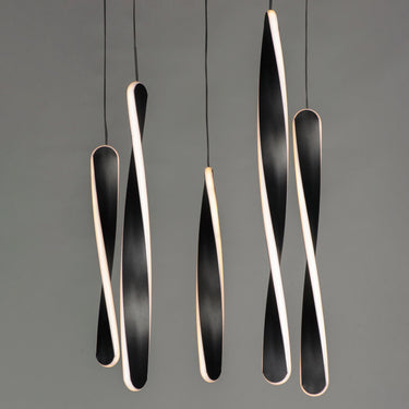 ET2 Pirouette 5-Light LED Pendant Black