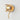 ET2 Planetary smoke glass globe wall sconce, Gold, alternate view