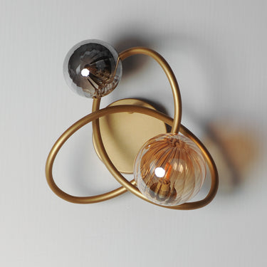 ET2 Planetary 2-Light LED Sconce Gold