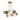 ET2 Planetary 8-Light LED Chandelier Gold