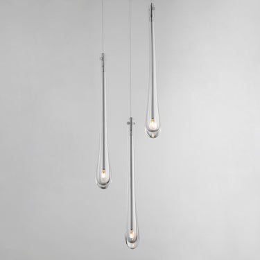 ET2 Stillo 3-Light LED Pendant Satin Nickel
